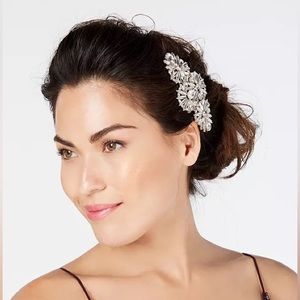 INC Hair Comb Gold-Tone Crystal Statement